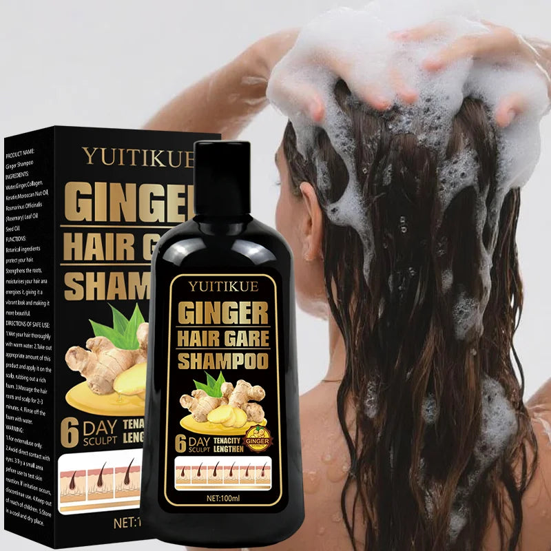 Natural Ginger Shampoo Reduce Hair Loss