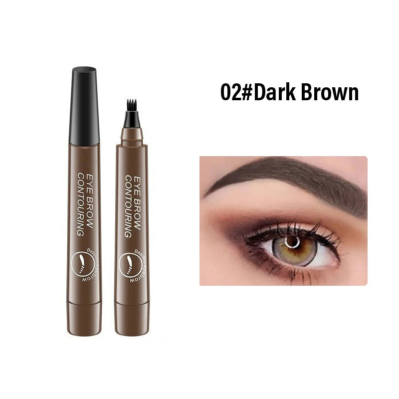 4-Tip Eyebrow Pencil – Long-Lasting, Waterproof & Smudge-Proof