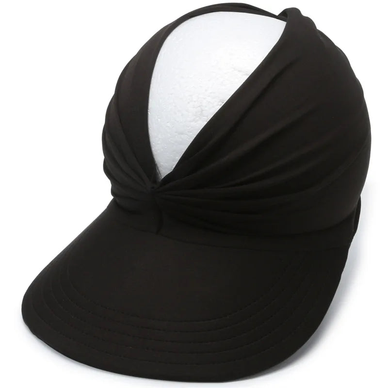 Women’s UPF 50+ UV Protection Sun Visor Hat – Wide Brim Sun Shield for Outdoor Activities