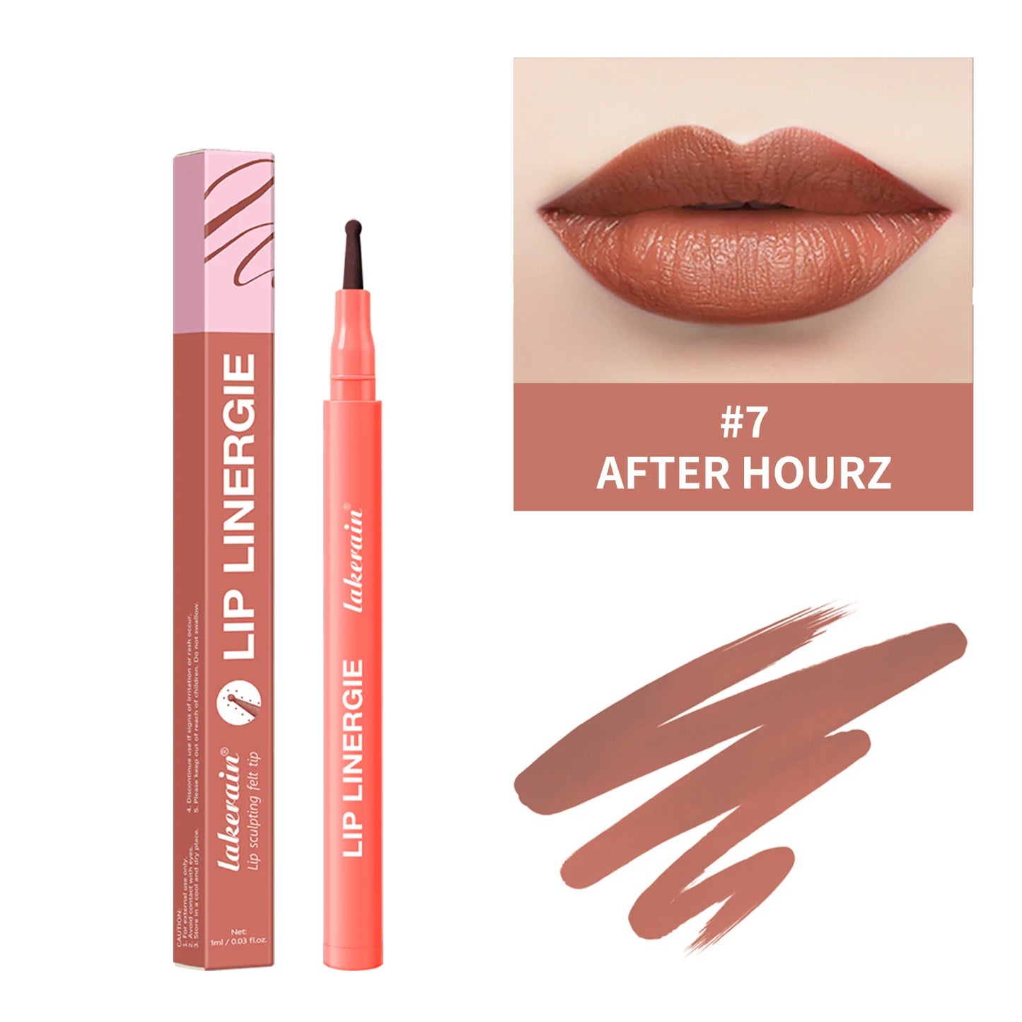 8 Colors  Waterproof Long-Lasting Lip Liner – Smudge-Proof Anti-Feathering Formula