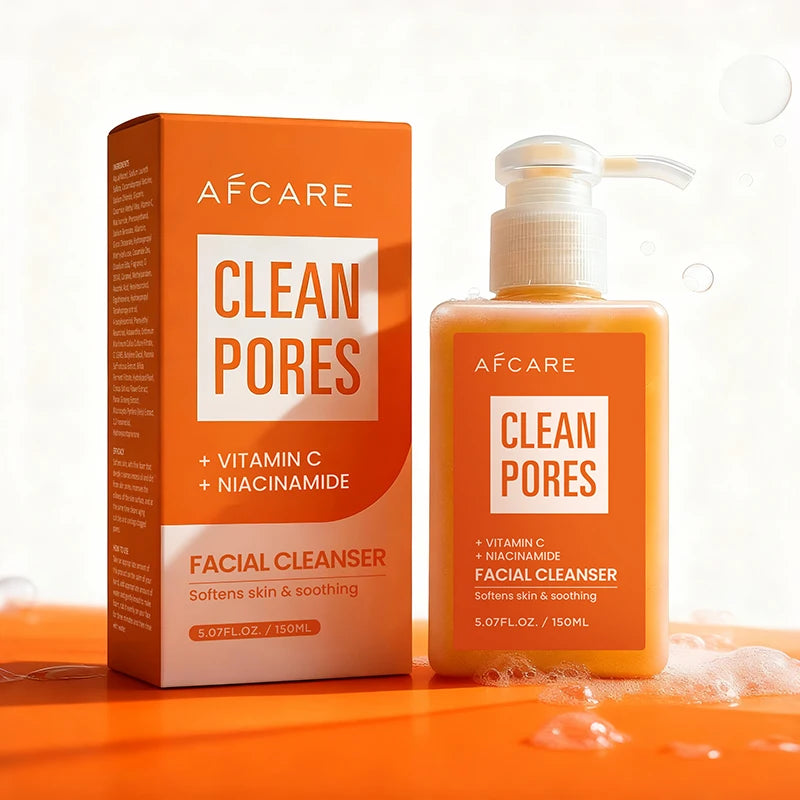 Vitamin C Cleanser Brightening Foaming Cream Washes