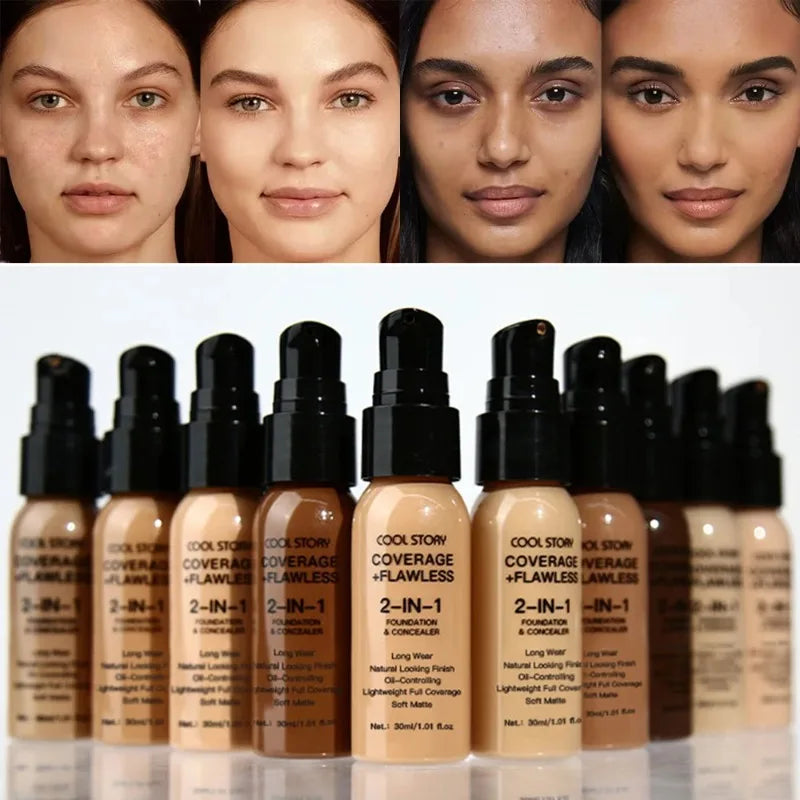 Matte Waterproof BB Cream – Long-Lasting, Hydrating 10-Color Foundation