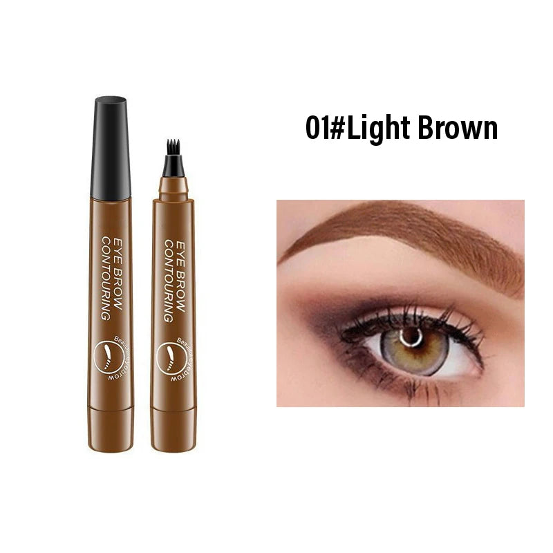 4-Tip Eyebrow Pencil – Long-Lasting, Waterproof & Smudge-Proof
