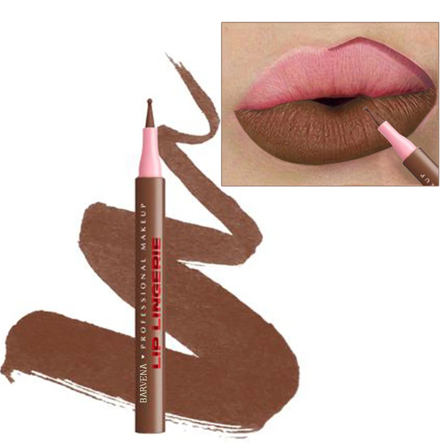 6 Colors Matte Waterproof Lip Liner – Smooth, Smudge-Proof, Hydrating