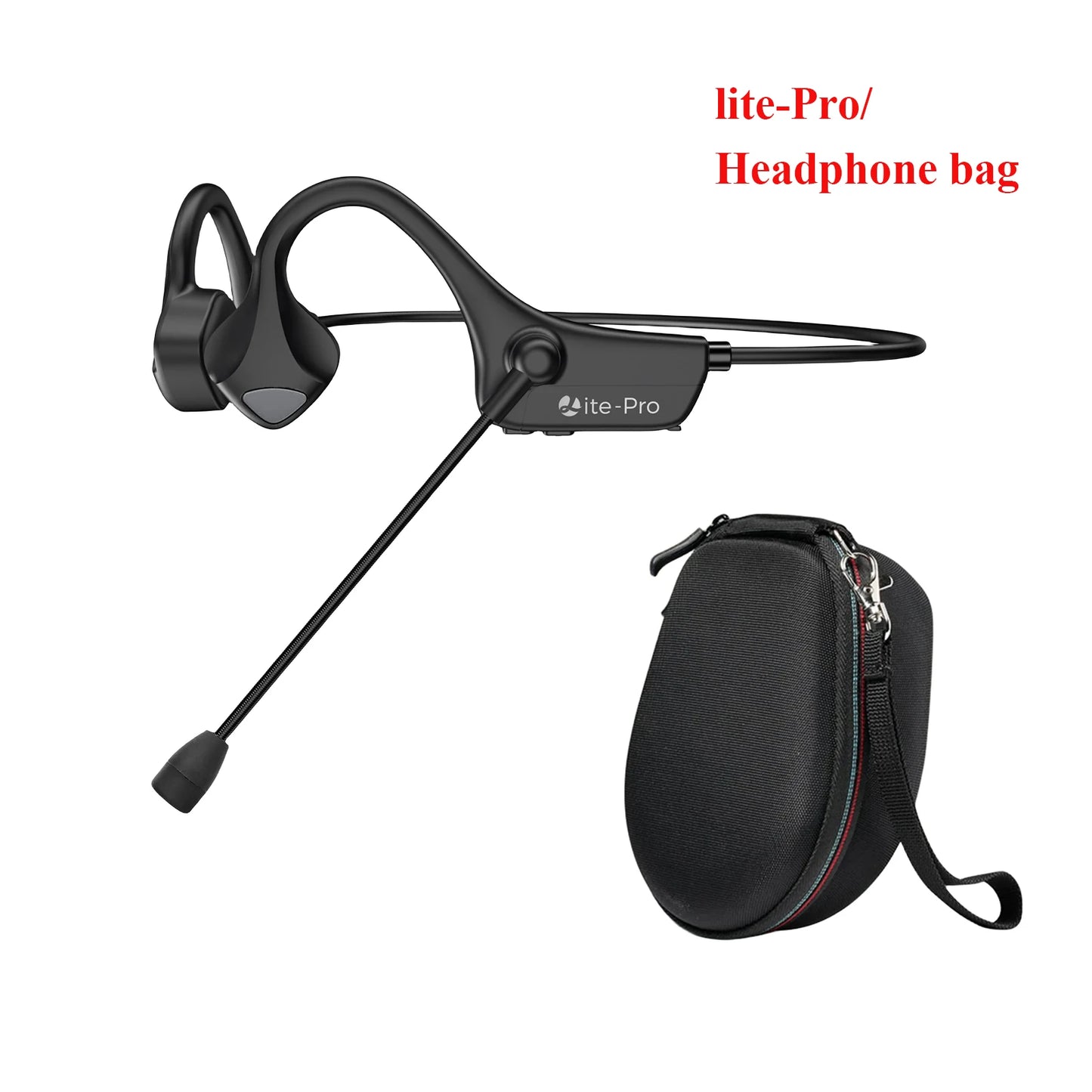 Open Air Conduction Wireless Bluetooth Headset with Microphone