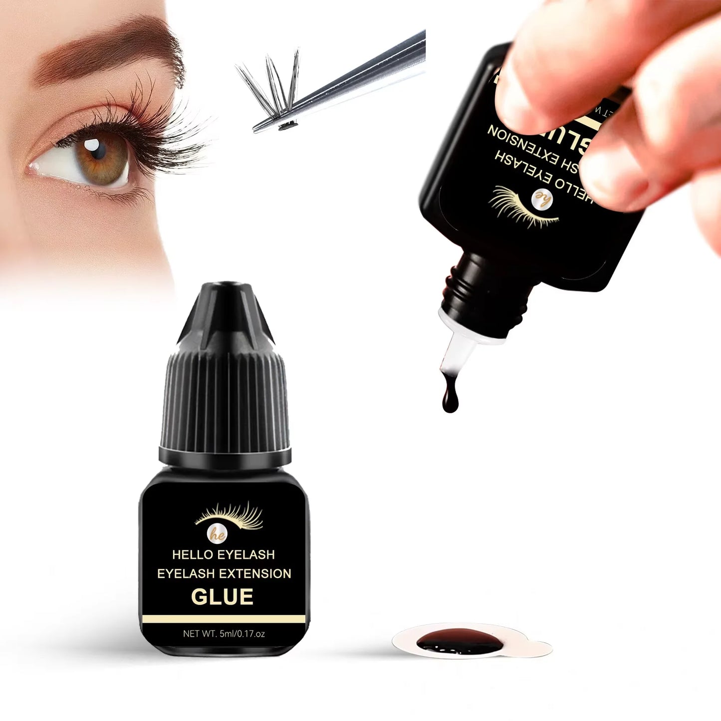 Professional DIY Waterproof Eyelash Extension Glue Quick Drying