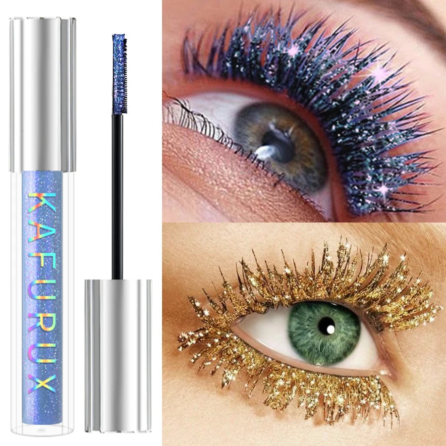 Diamond Shine Waterproof Mascara – Volume Curl with Glitter Effect