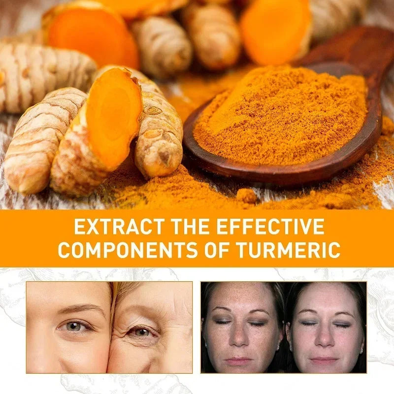 Brighten Turmeric Toner Dark Corrector Moisturizing Face Serum Vitamin C