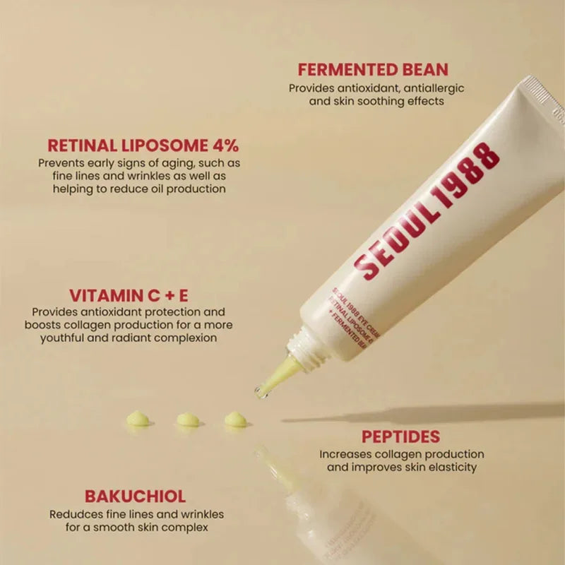 Seoul 1988 Retinol Eye Cream  for Eye Bag and  Dark Circles