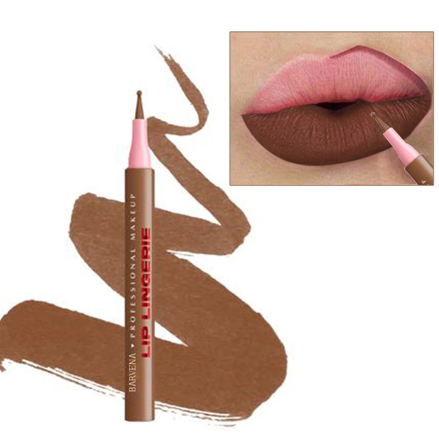 6 Colors Matte Waterproof Lip Liner – Smooth, Smudge-Proof, Hydrating