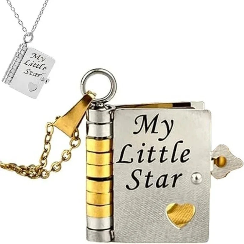 My Little Star Book Pendant Necklace