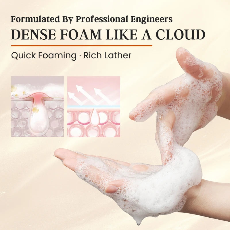Vitamin C Cleanser Brightening Foaming Cream Washes