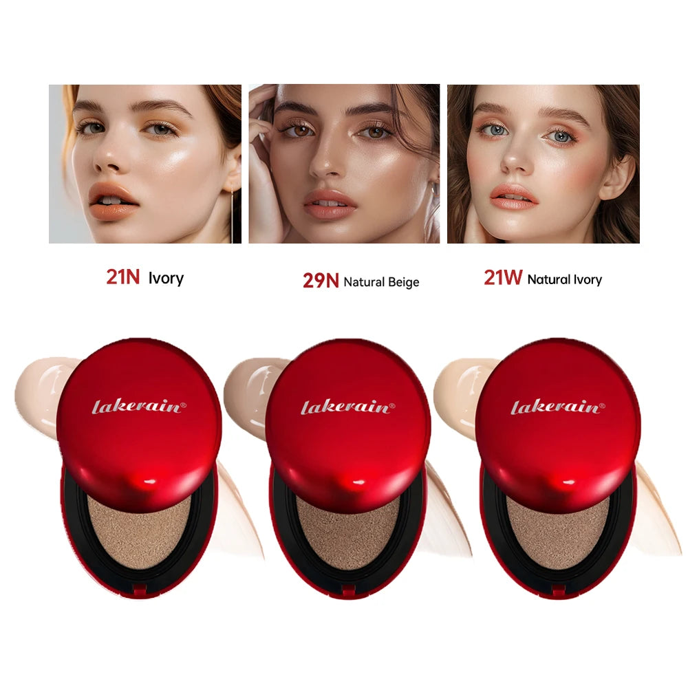 Lakerain Cushion Foundation – Waterproof, Long-Lasting Korean Base Makeup