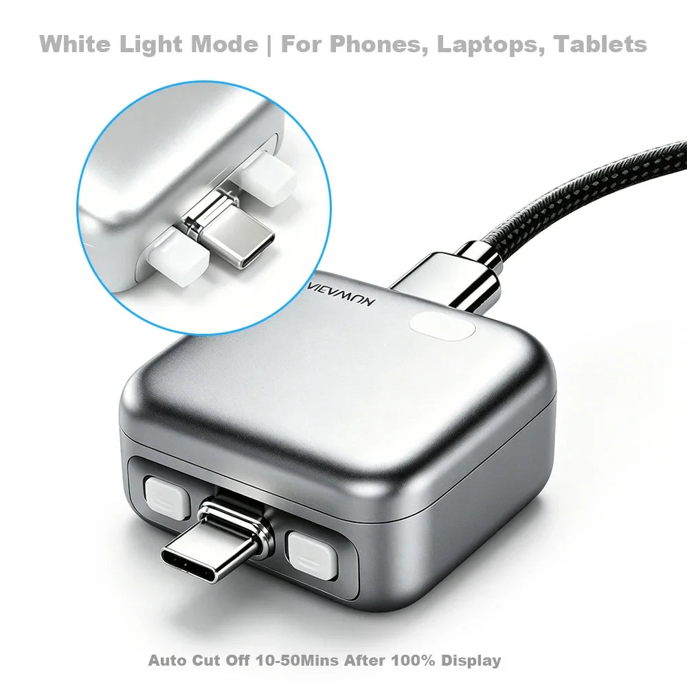 Smart Auto Stop Charging Protector - AI Auto Disconnect 140W Fast Charger | Overcharge Protection for iPhone & Android