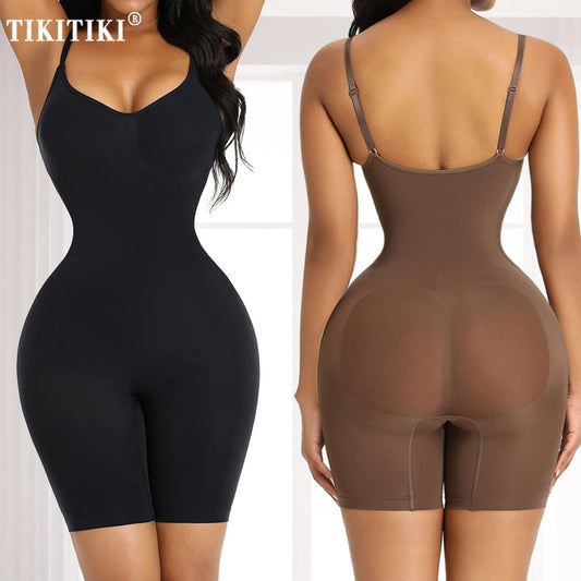 Women Seamless Bodysuit Push Up Corset Waist Trainer Trimmer Butt Lifter Body Shaper