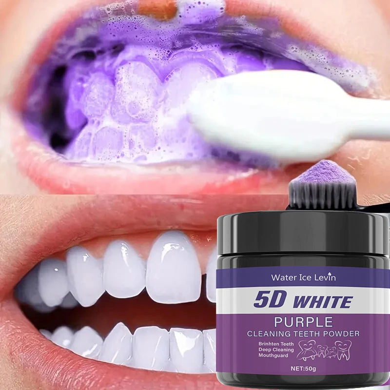 Water Ice Levin Purple Brightening Toothpowder: