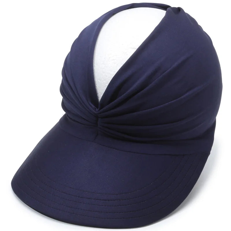 Women’s UPF 50+ UV Protection Sun Visor Hat – Wide Brim Sun Shield for Outdoor Activities