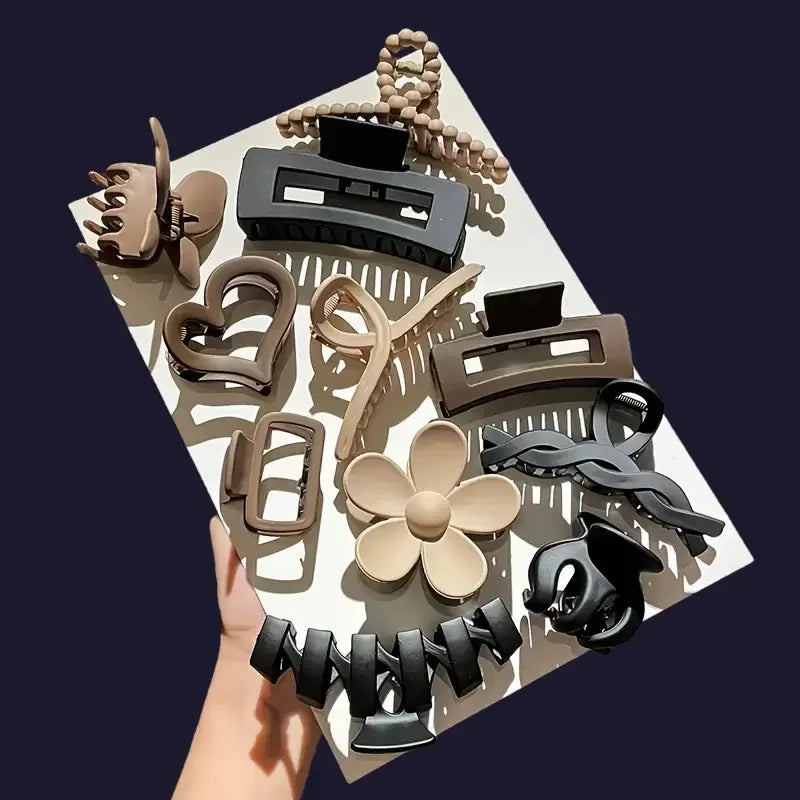 11Pcs Assorted Hair Claw Clips