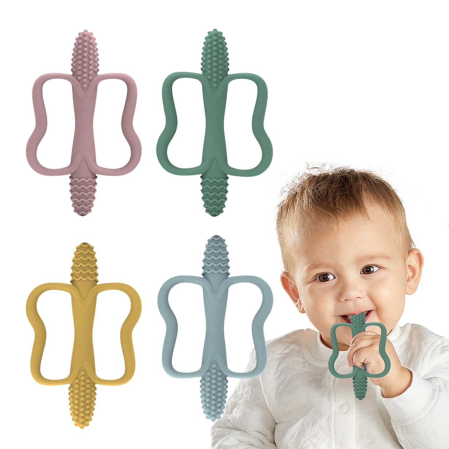 Baby 2-in-1 Teether & Training Spoon