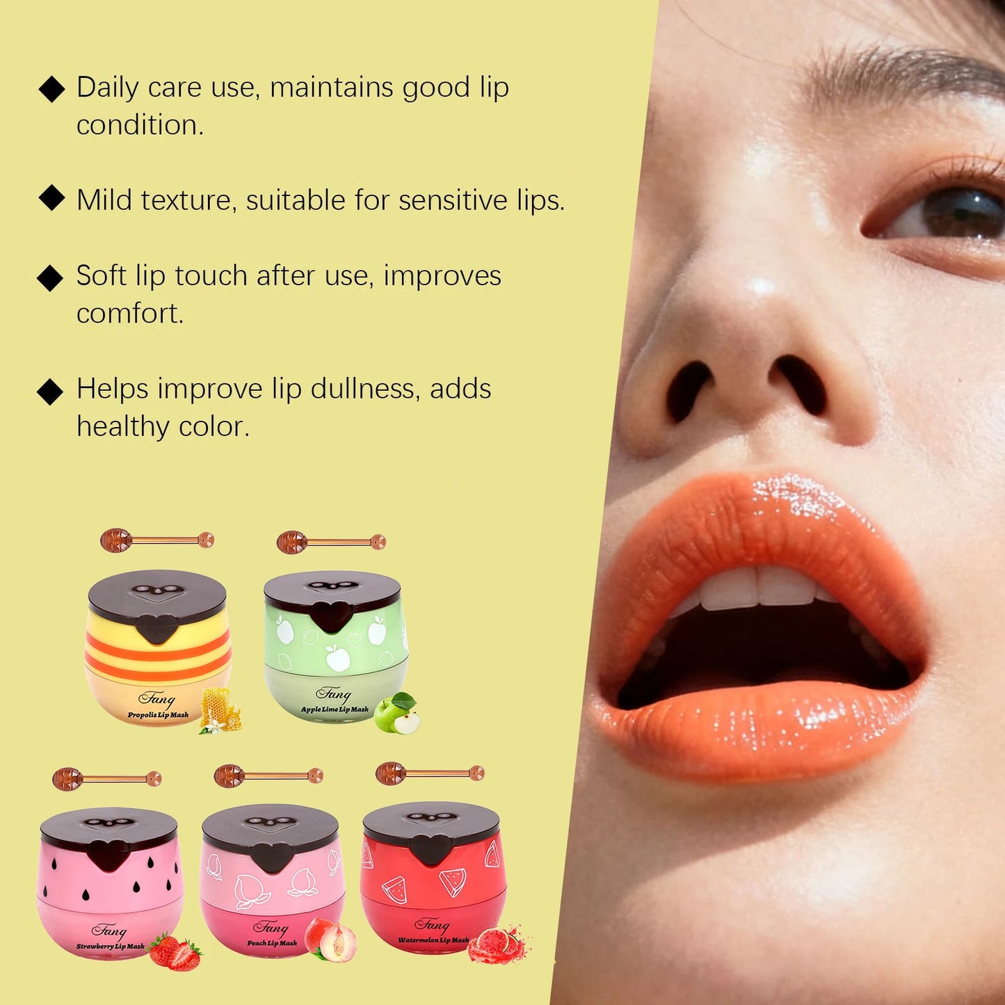 Propolis Lip Mask Moisturizing Repairing Lip Balm