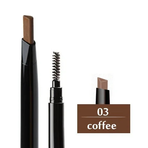 Double-Ended Eyebrow Pencil – Waterproof, Long-Lasting Triangle Tip