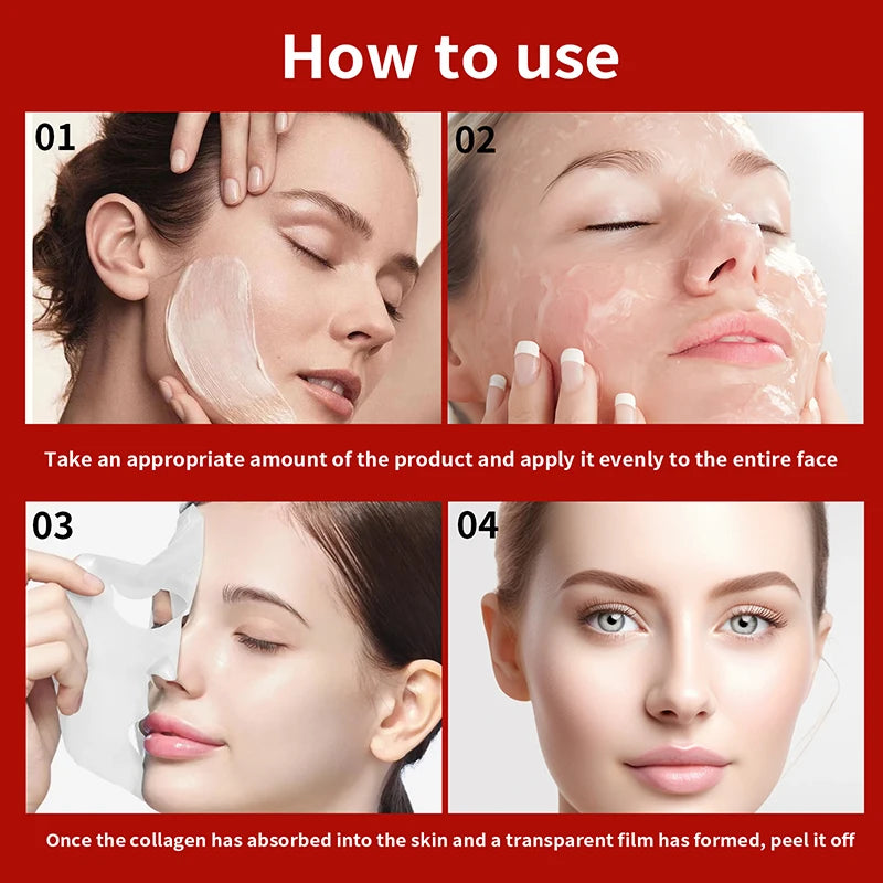 Collagen Facial Peel-Off Mask Hydrating Firming Moisturizing Mask