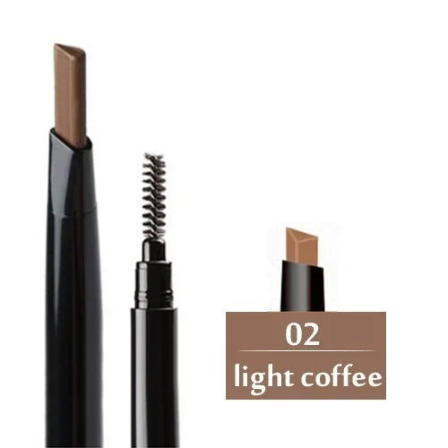 Double-Ended Eyebrow Pencil – Waterproof, Long-Lasting Triangle Tip