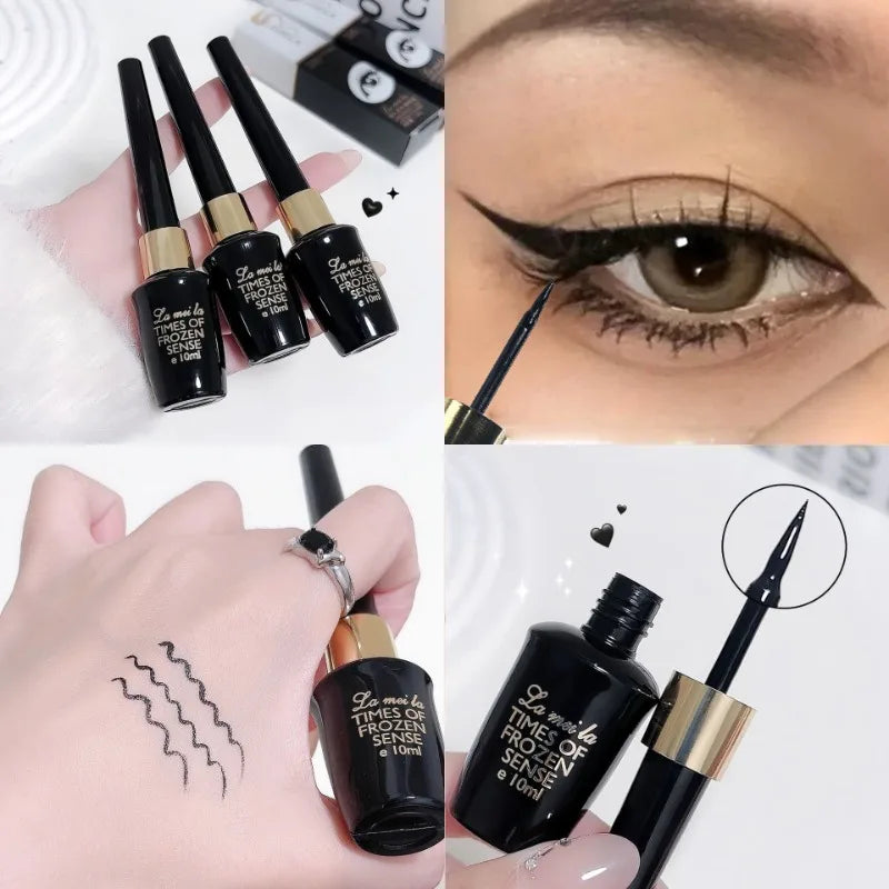 Black Waterproof Eyeliner Pen – Ultra-Fine Tip, Quick-Dry & Long-Lasting