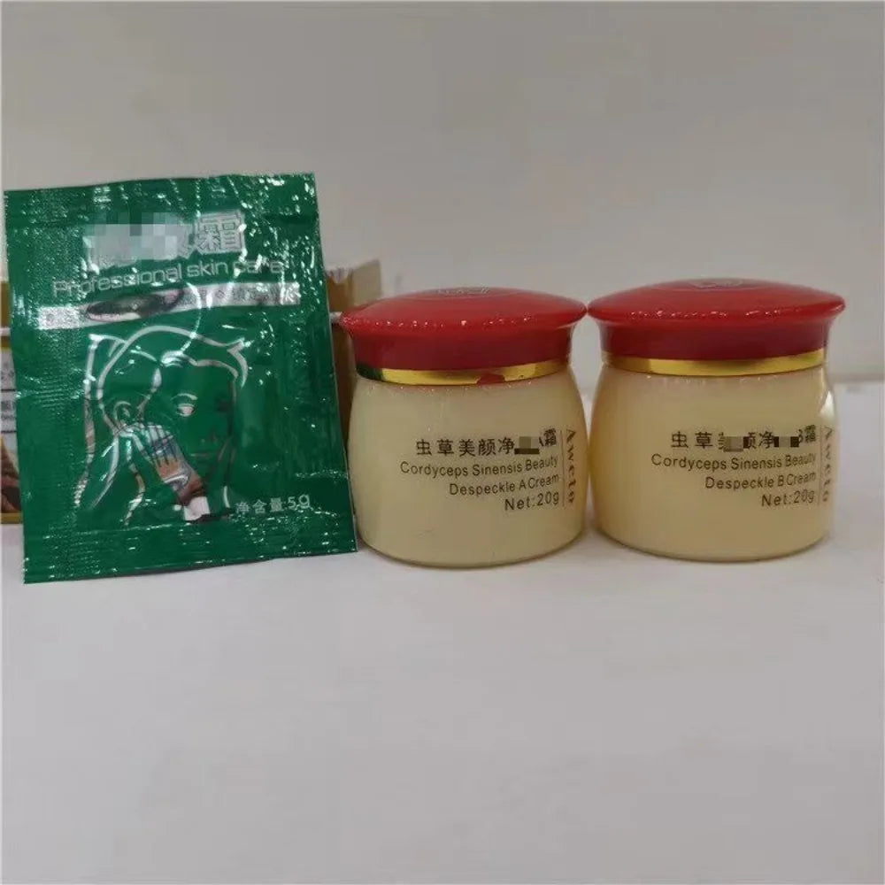 2 Pack Original Chinese Aweto Whitening Anti-Acne Day Night Cream