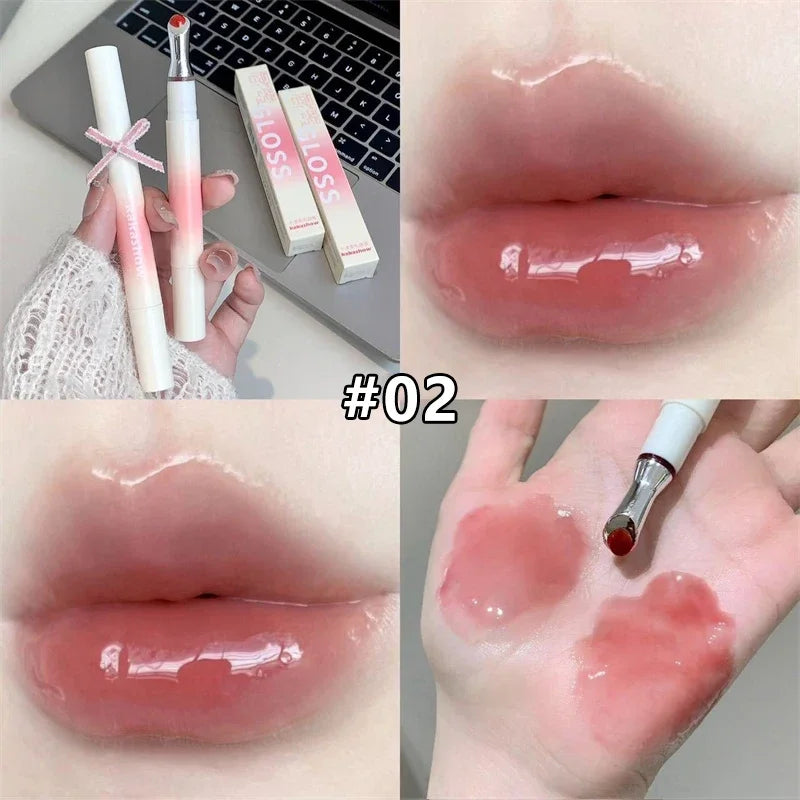 Water-Gloss Jelly Lip Gloss – Hydrating Tint