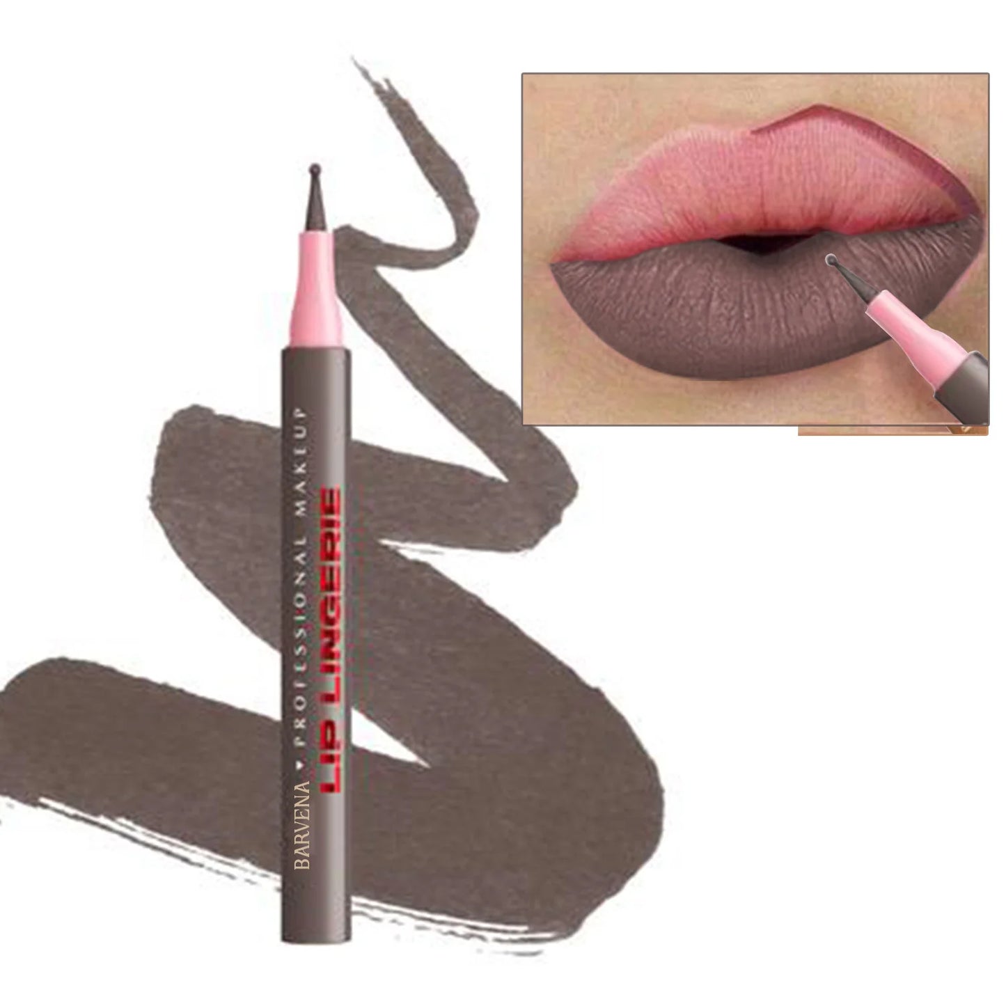 6 Colors Matte Waterproof Lip Liner – Smooth, Smudge-Proof, Hydrating