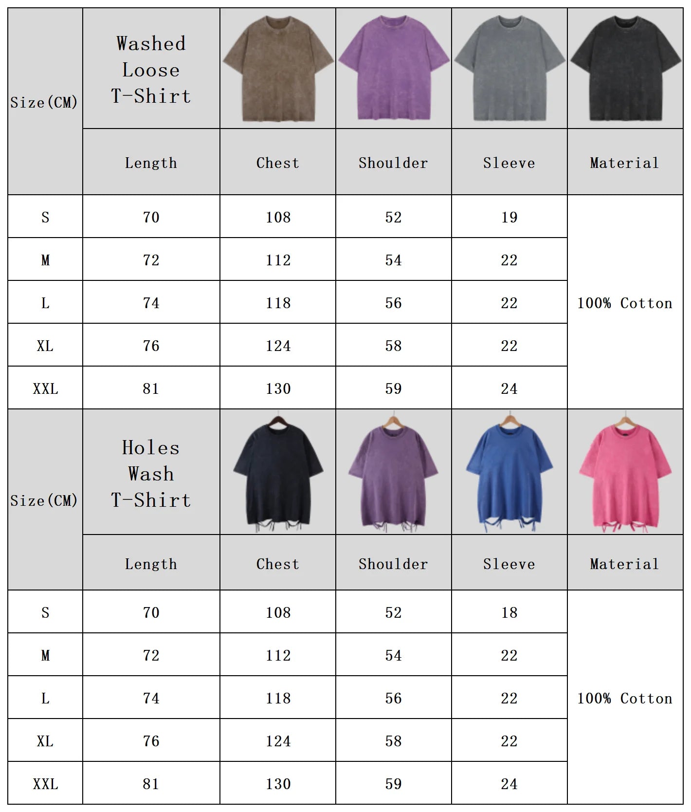 Tshirts for Men Gym Vintage Heavyweight T Shirts Cotton Workout Acid Wash Baggy Tees