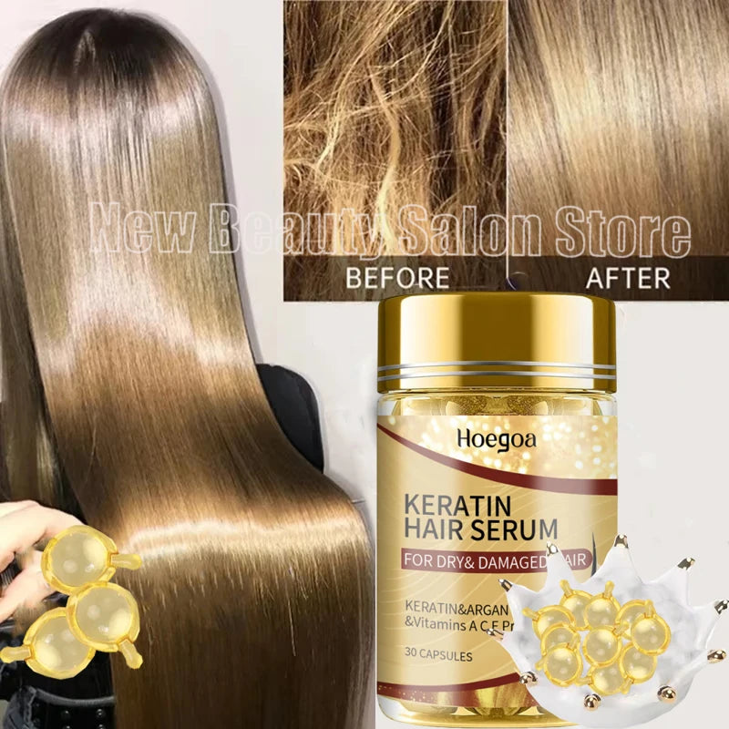 Magic Hair Vitamin Capsule Keratin Oil Fast Restore Hair