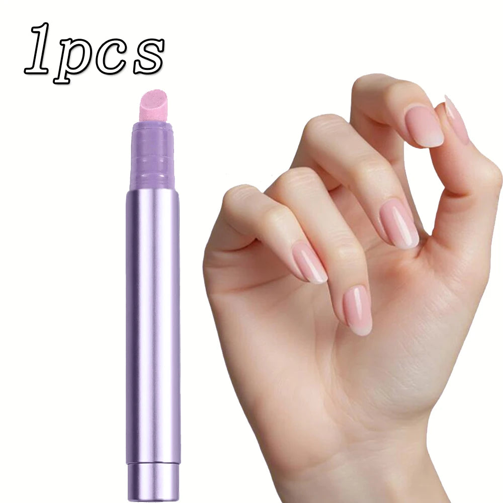 3-in-1 Cuticle Pusher Nail Oil Pen Portable Ceramic Cuticle Oil Pusher Pen