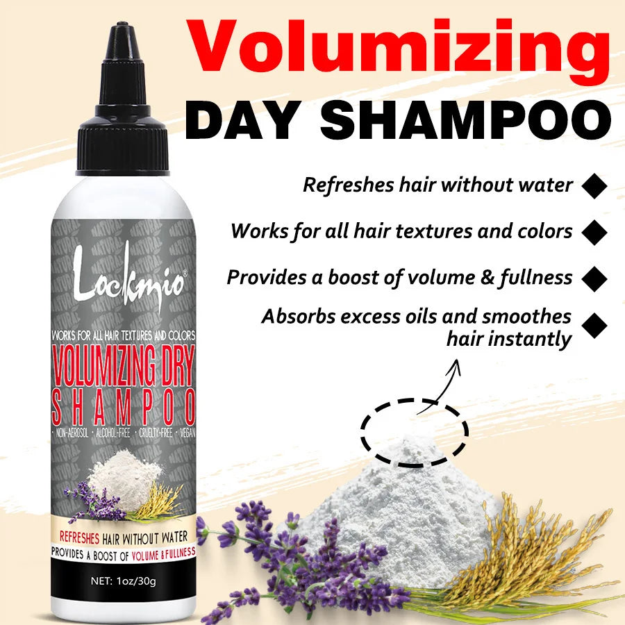 Lockmio Volumizing Natural Rice Dry Shampoo