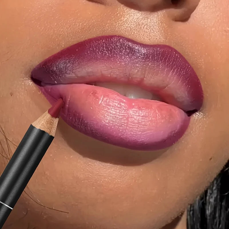 Velvet Matte Waterproof Lip Liner – Long-Lasting, No-Fade Smooth Application