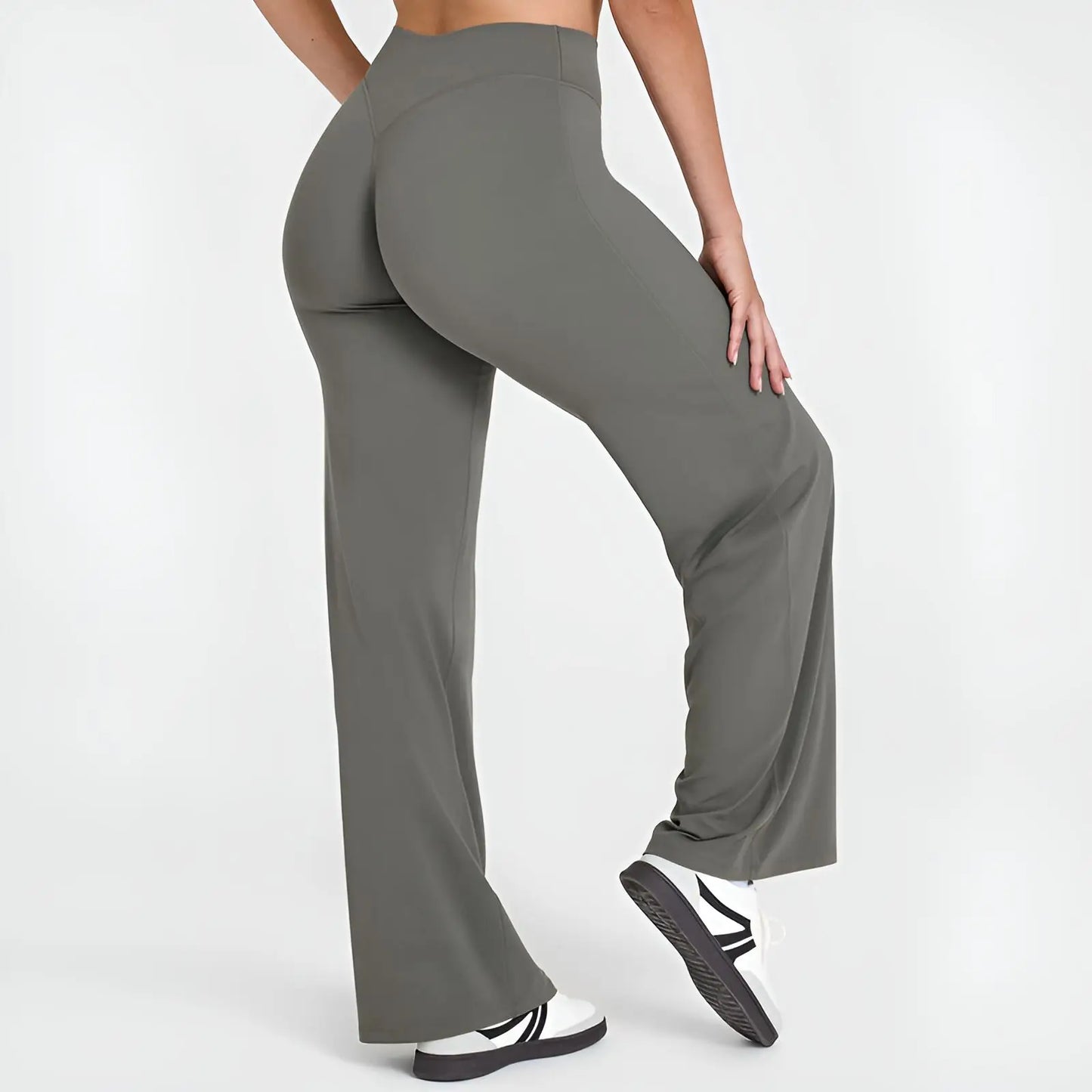 Sport Trousers SoftMotion Straight-Leg Pants Women's High Waist Yoga Bottoms GYM Naked Feel Pilates Running