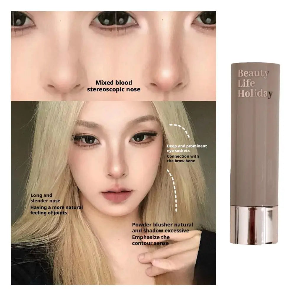 Waterproof Nose Contour Stick – Matte Grey/Brown Bronzer & Highlighter