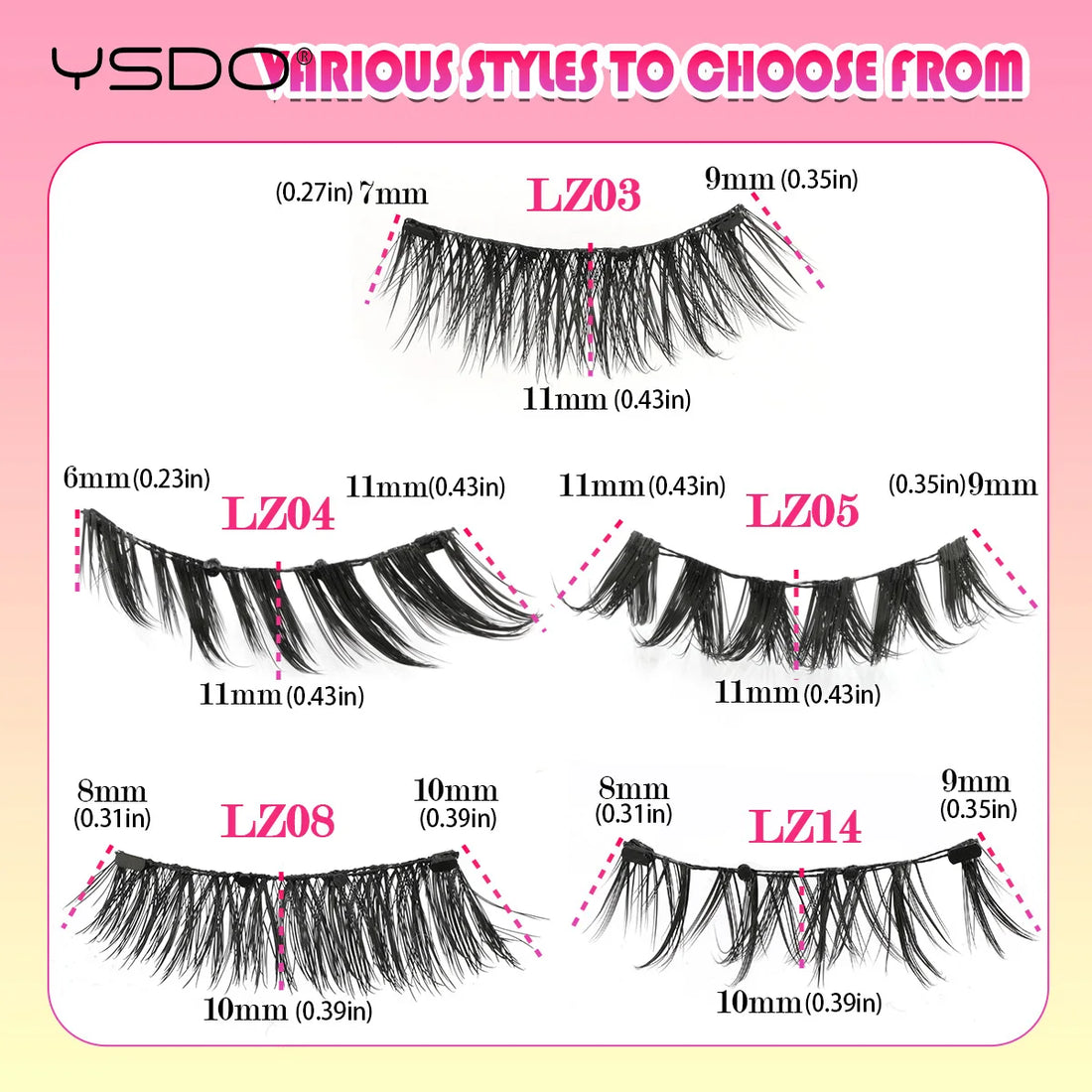 Magnetic Lashes Natural Soft Faux