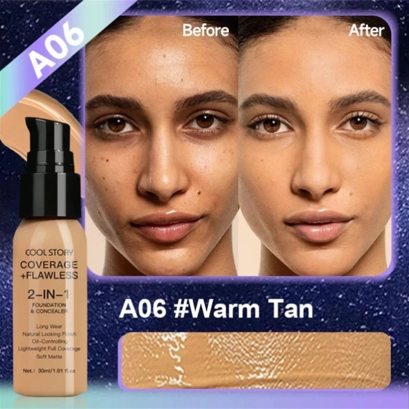Matte Waterproof BB Cream – Long-Lasting, Hydrating 10-Color Foundation