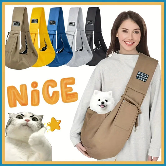 Pet Outdoor Travel Bag with Adjustable Shoulder Strap
