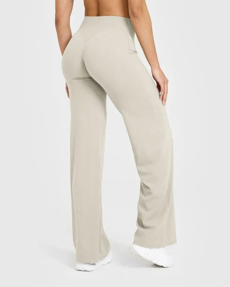 Sport Trousers SoftMotion Straight-Leg Pants Women's High Waist Yoga Bottoms GYM Naked Feel Pilates Running