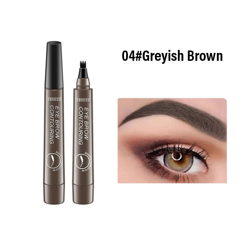 4-Tip Eyebrow Pencil – Long-Lasting, Waterproof & Smudge-Proof