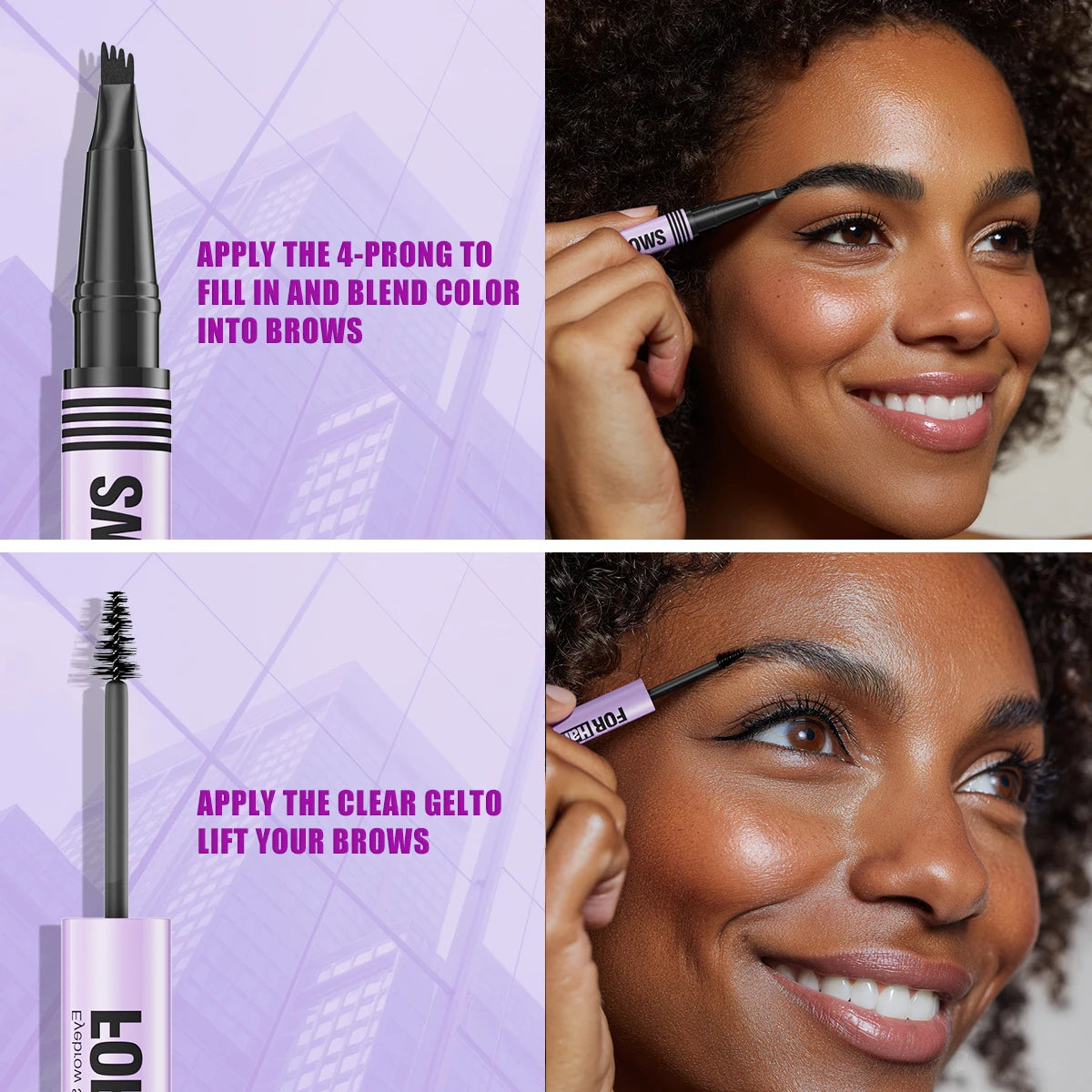 Waterproof Eyebrow Gel Pen – Long-Lasting Tattoo Liquid Brow Cream