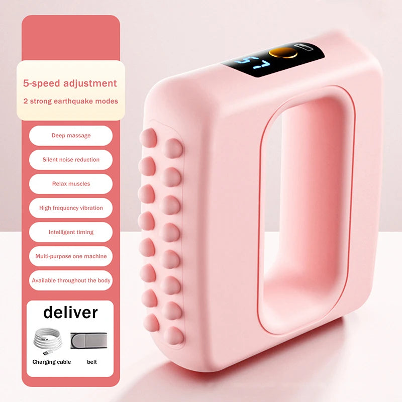 Electric Fascia Ring Massager Full Body Slimming Deep Tissue Vibration Massage