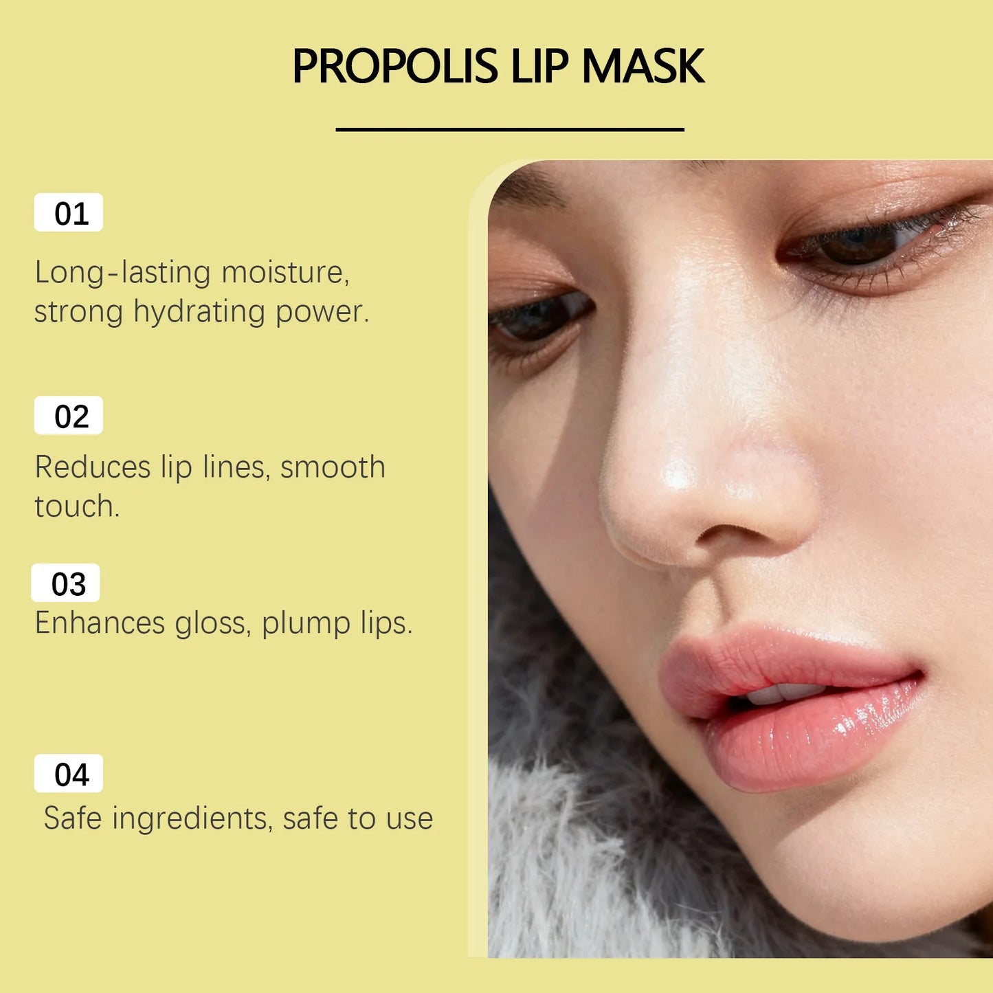 Propolis Lip Mask Moisturizing Repairing Lip Balm