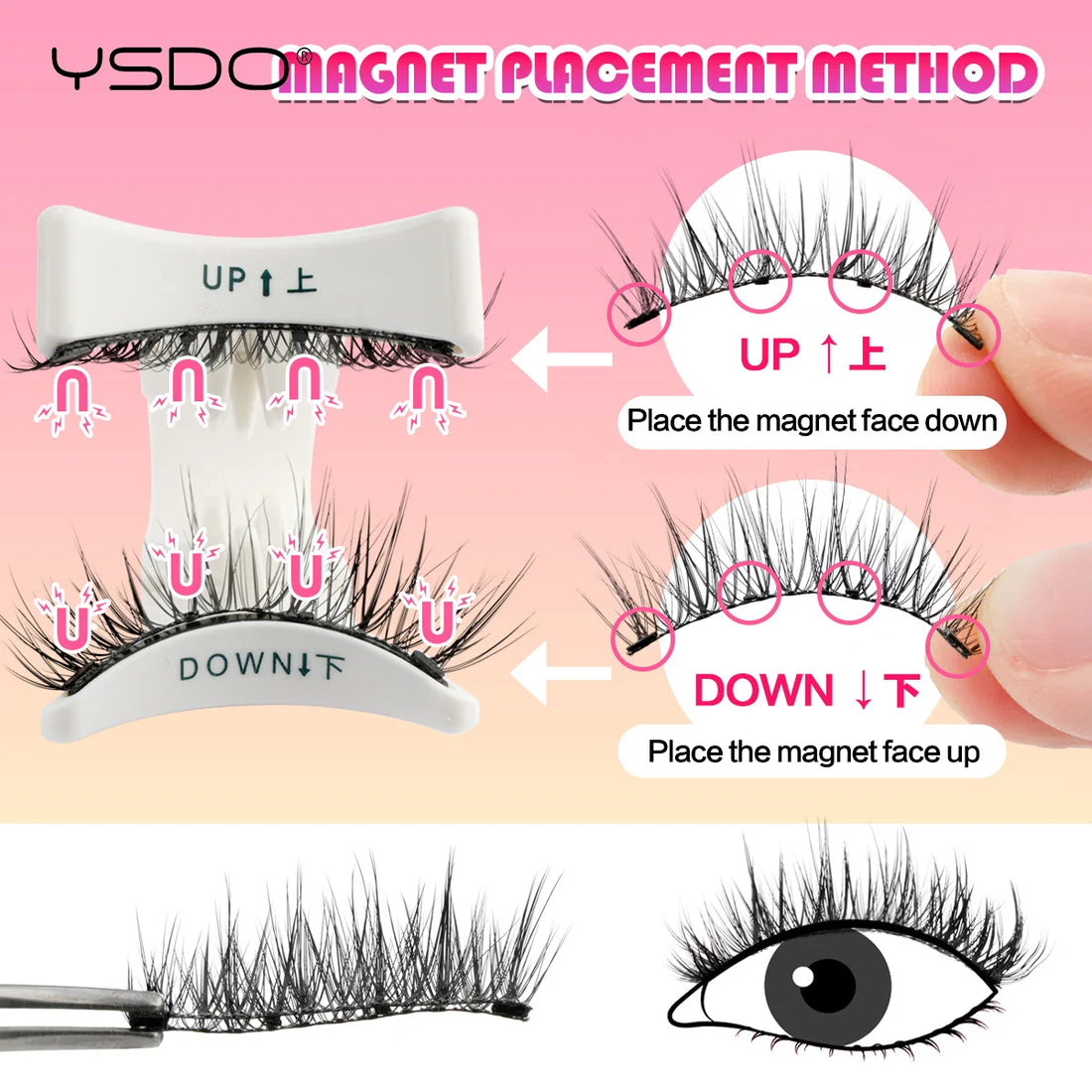 Magnetic Lashes Natural Soft Faux