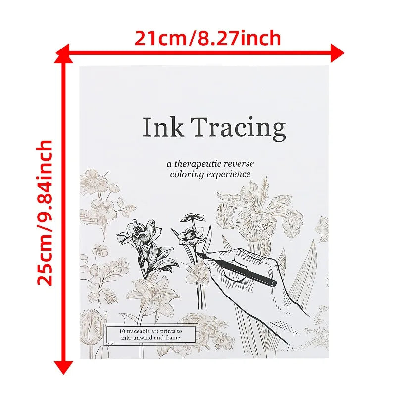 Ink Tracing: A Therapeutic Reverse Coloring Experience