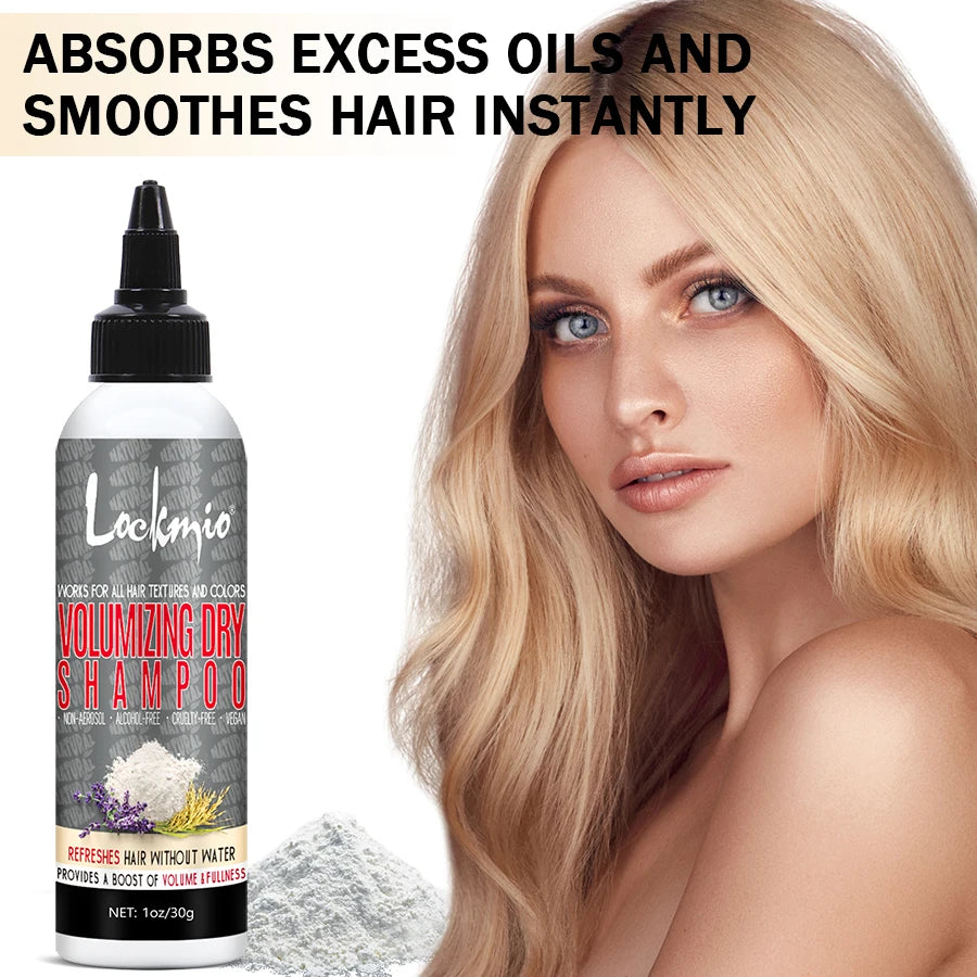 Lockmio Volumizing Natural Rice Dry Shampoo
