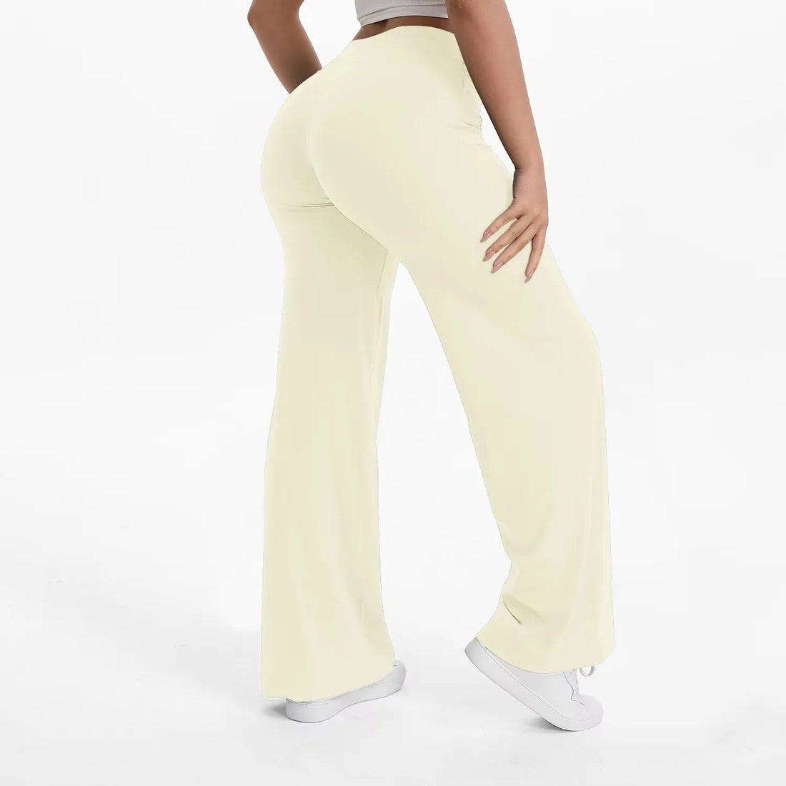 Sport Trousers SoftMotion Straight-Leg Pants Women's High Waist Yoga Bottoms GYM Naked Feel Pilates Running